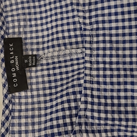 Womans Jean Shorts & Top Lot Size 18 shorts Size 1X top NEW NEW - Picture 7 of 9